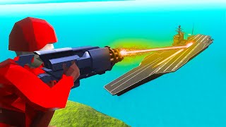 I Found the BEST WAYS To INVADE and DESTROY THE AIRCRAFT CARRIER In Ravenfield [upl. by Lutero]