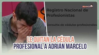 Le quitan la cédula profesional a Adrián Marcelo  MICHISMECITO [upl. by Drhacir]