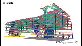 Tekla France BIM Awards 2018  EIFFAGE METAL  Siège Le Monde [upl. by Senn]