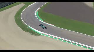 Fernando Alonso Practice 3 Crash in Imola [upl. by Tressa838]