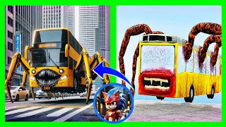 Bus Eater In Real Life All Eat Monster In Real Life Guess The MONSTERS VOICE [upl. by Ruddy]