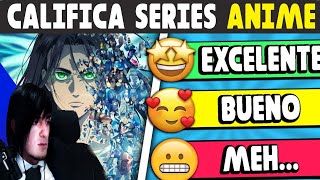 Kalathras reacciona a quotTIER LIST ANIME 📊🤩 CALIFICA 100 ANIMESquot [upl. by Abeu521]