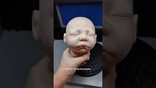 MY FIRST TIME using an airbrush rebornartist [upl. by Estrellita]