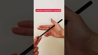 Easy to hold chopsticks tutorial tips trick fyi [upl. by Ernst]