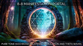 Bilateral Stimulation 888hz 8888hz Isochronic  88hz 8hz Pure Tone 8 hz Theta Waves [upl. by Oswal]