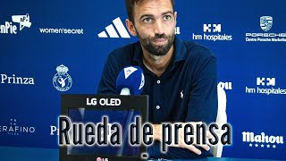 Rueda Prensa Post partido Jornada 10 1 Rfef Marbella FC vs CF Intercity Habla Fran Beltrán [upl. by Grogan]