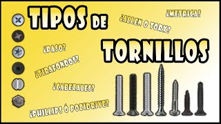 Tipos de tornillos [upl. by Lleon857]