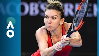 Simona Halep v Naomi Osaka match highlights 4R  Australian Open 2018 [upl. by Isus]