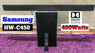 Samsung HW C450 21Ch Soundbar Unboxing [upl. by Joseito]