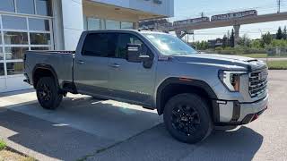 Grey 2025 GMC Sierra 3500HD AT4 Review Calgary AB  Wolfe Calgary  T4103256 [upl. by Ahsahs369]