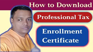 How to Download Professional Tax Enrollment Certificate professionaltax technoworld [upl. by Kris671]