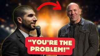 Ariel Helwani Shades Dana White UFC Drama Unleashed [upl. by Ennaeus969]