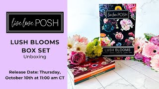 LUSH BLOOMS BOX SET UNBOXING [upl. by Rachaba]