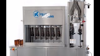 IC Filling Sytems 662 Compactblock Rinser Counterpressure Filler Capper for carbonated beer [upl. by Ativel]