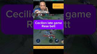 Cecilion late game mlbb cecilion mobilelegends [upl. by Enerual657]