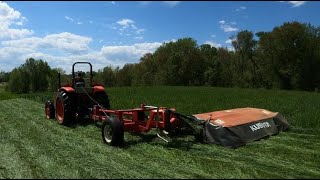 15 Mowing Hay With The Kubota M7060 amp DM1024 [upl. by Shlomo]