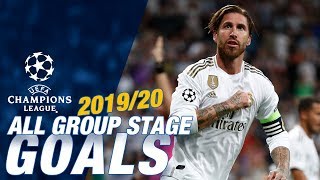 Champions League 201920  ALL GROUP STAGE GOALS  Real Madrid [upl. by Bartley882]