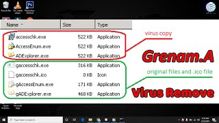 How to remove GrenamA or renamer virus ESR [upl. by Arada]