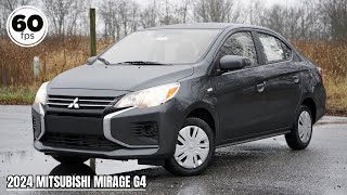 2024 Mitsubishi Mirage G4 Review  Starting at UNDER 18k [upl. by Hildagard]