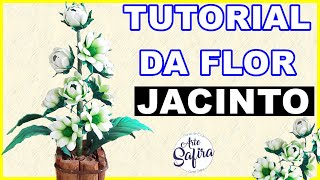 Jacinto aprenda a fazer essa linda flor de eva no canal Arte Safira [upl. by Adrien]