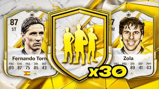 30x MAX 87 BASE ICON PACKS 😱 FC 25 Ultimate Team [upl. by Kampmeier397]