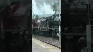 RARE TRIPLE HEADED STEAM 48151 45699 46115 290514 steam [upl. by Name]