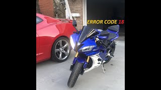 Yamaha R6 exup servo motor fix [upl. by Sowell]