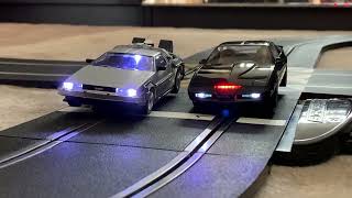 Scalextric Knight Rider  Back to the future music video [upl. by Mckenna]