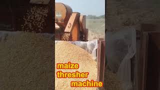 Maize 🌽 thresher machine short video [upl. by Portie73]