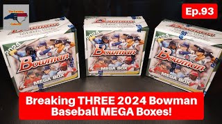 2024 Bowman Baseball Mega Box Breaks 1  Ep94 [upl. by Eibber]