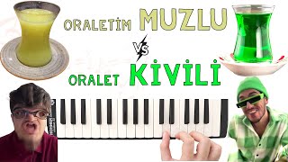 Oralet MUZLU vs Oralet KİVİLİ  Melodika Notaları [upl. by Delfine147]