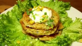 Cheddar Corn Fritters [upl. by Annaihs]