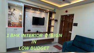 1 BHK Flat Interior Design 305 square feet  project 33 [upl. by Reprah]