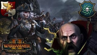 GUNPOWDER GUTS and GLORY  Empire vs Vampire Coast  Total War Warhammer 2 [upl. by Bainbrudge]