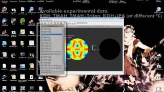 IntelliEtch simulator calibration for KOH 40wt 70C using experimental data [upl. by Anihsak]