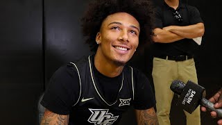 UCF Basketball Mikey Williams Media Day Interview ⚔️🏀 [upl. by Ahserkal]