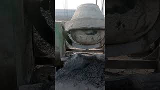 Cement sand stone mixer machine for casting  machine amazing trending [upl. by Tnahsin701]