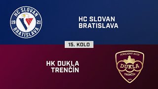 15 kolo HC Slovan Bratislava – HK Dukla Trenčín 12 HIGHLIGHTY [upl. by Clerissa569]