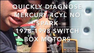 How To Mercury Outboard No Spark StepByStep how to fix with minimal tools [upl. by Willyt]