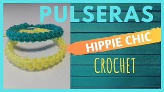 PULSERAS A CROCHET PASO A PASO [upl. by Alena278]