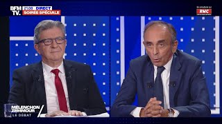 Débat Mélenchon VS Zemmour  Le replay [upl. by Dnalra]