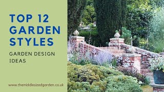 12 garden styles  garden design ideas for your backyard revamp [upl. by Alliehs]