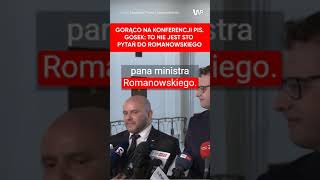 Gosek nagle wybuchł na TVN To nie jest sto pytań do Romanowskiego [upl. by Nafets]