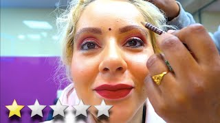 WHITE GIRL GETS INDIAN MAKEUP DONE 😍 [upl. by Babbie243]