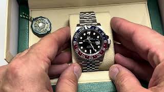 Rolex GMTMaster 2 Pepsi 126710BLRO Unboxing  incredible story how I got the call from the AD [upl. by Paola]