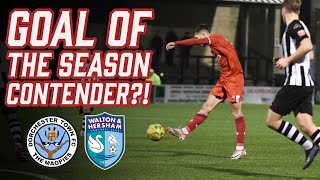 GOAL OF THE SEASON CONTENDER Dorchester Town vs WampH  Full Highlights [upl. by Retsevlys374]