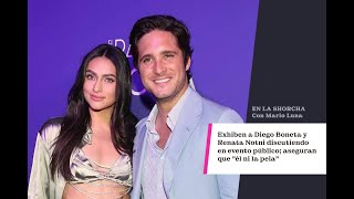 Exhiben a Diego Boneta y Renata Notni discutiendo en evento público aseguran que quotél ni la pelaquot [upl. by Annadal]