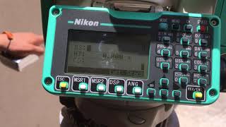 Video 617 Nikon total Station NPL3225quot [upl. by Barncard965]