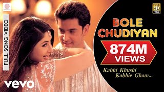 Bole Chudiyan Full Video  K3GAmitabh Shah Rukh Kajol Kareena HrithikUdit Narayan [upl. by Strander]