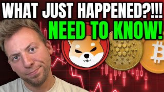 WHY DID CRYPTO JUST DROP YOU NEED TO KNOW [upl. by Wyly577]